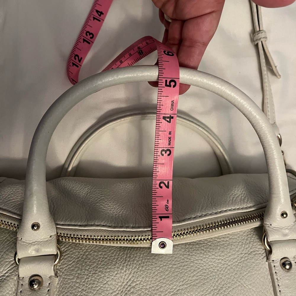 Kate Spade fold over white leather purse - Picture 10 of 12